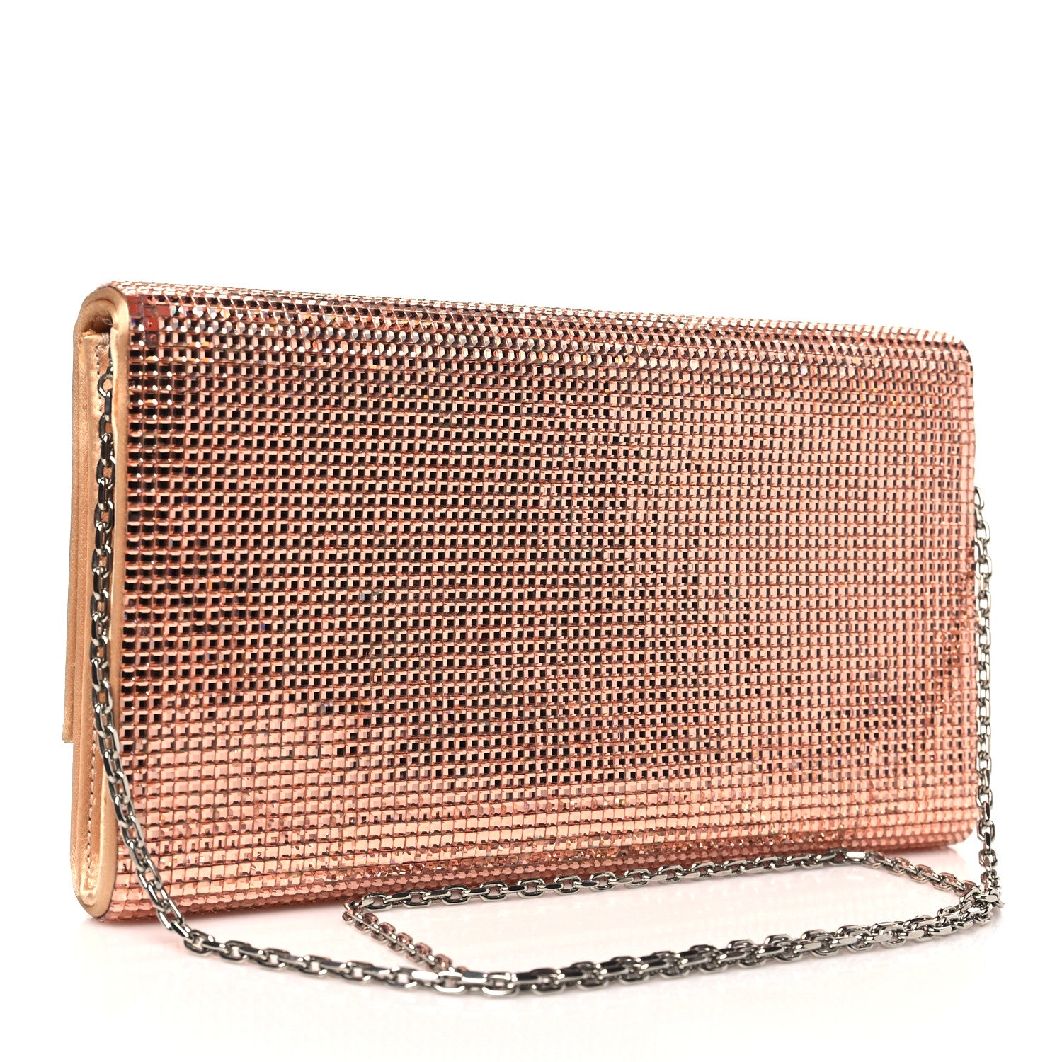 Judith Leiber Swarovski Crystal Fizzoni Clutch Champagne Procescco 3 of 9