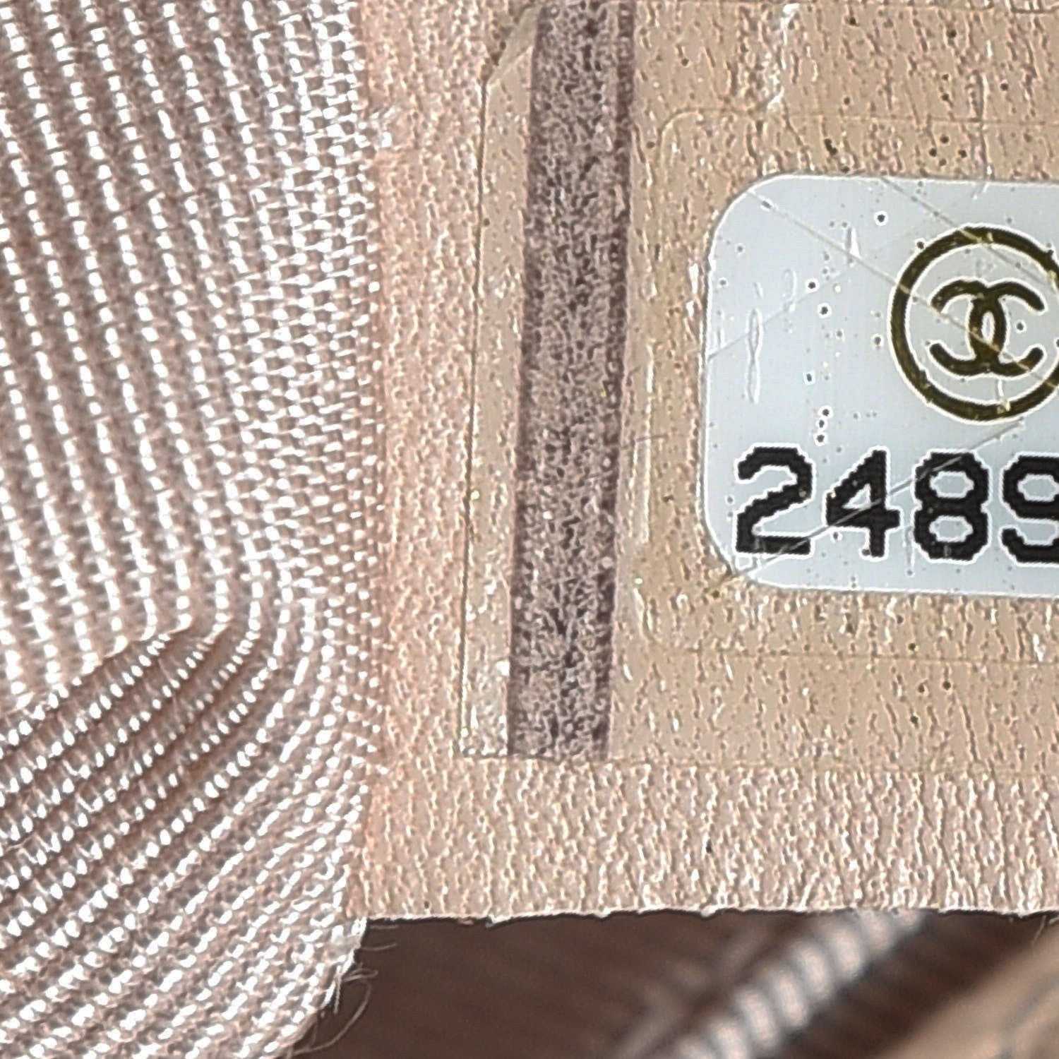 Chanel Caviar Chevron Quilted Medium Boy Flap Light Beige 8 of 9
