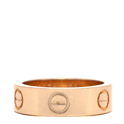 Cartier 18K Yellow Gold 5.5mm LOVE Ring 51 5.5 1 of 4
