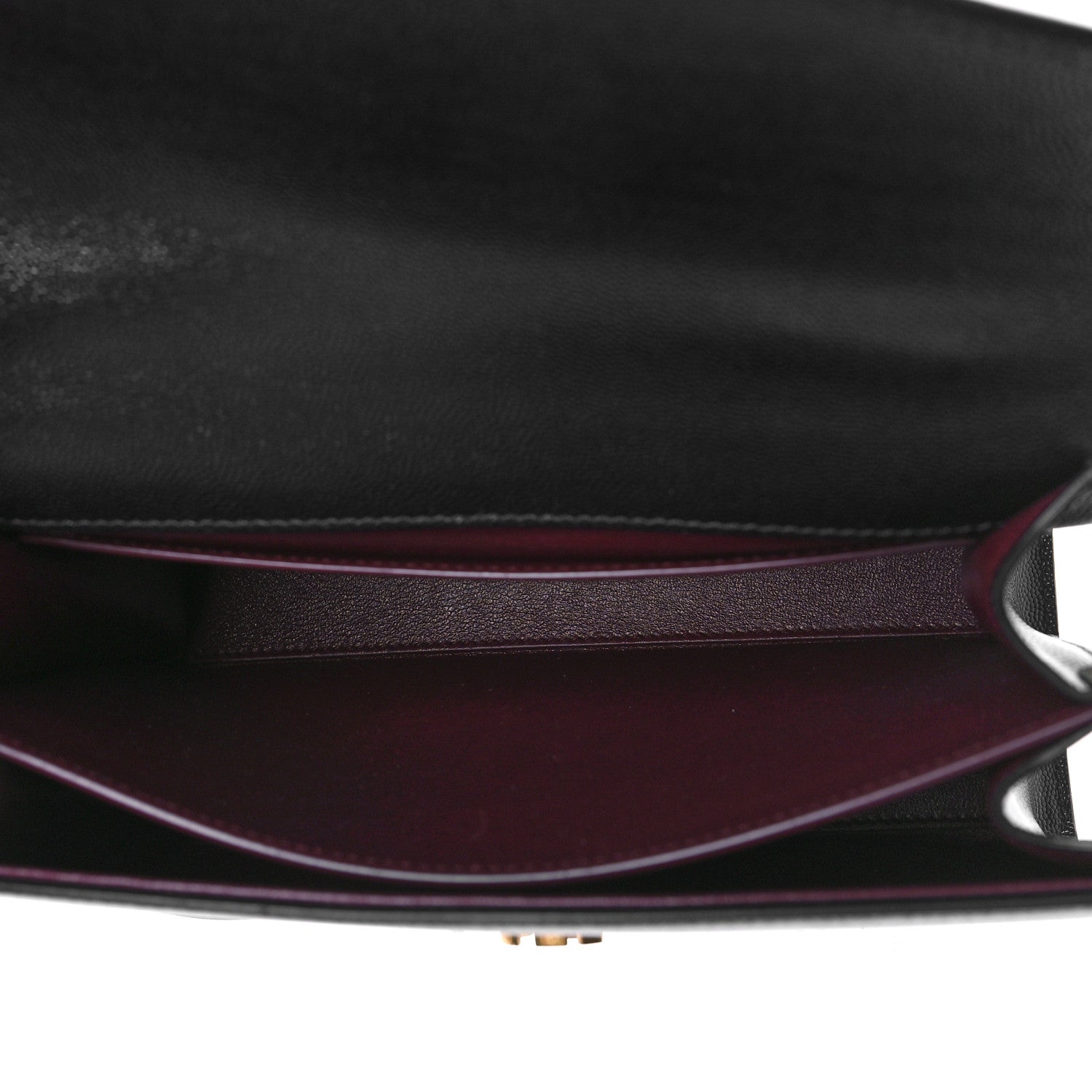 Saint Laurent Grain de Poudre Medium Classic Monogram Cassandra Top Handle Black Rouge Legion 5 of 9
