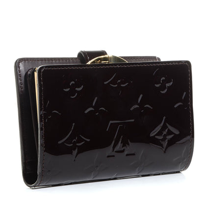 Louis Vuitton Vernis French Purse Wallet Amarante 3 of 9