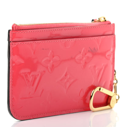 Louis Vuitton Vernis Key Pouch Rose Litchi 3 of 7