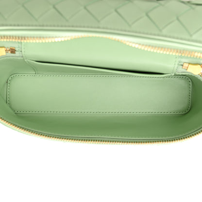 Bottega Veneta Calfskin Intrecciato Bang Bang Vanity Case Fresh Mint 5 of 9