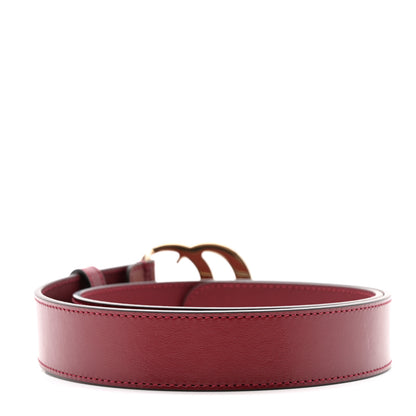 Gucci Plutone Calfskin Double G 30mm Belt 75 30 Rosso Ancora 2 of 5