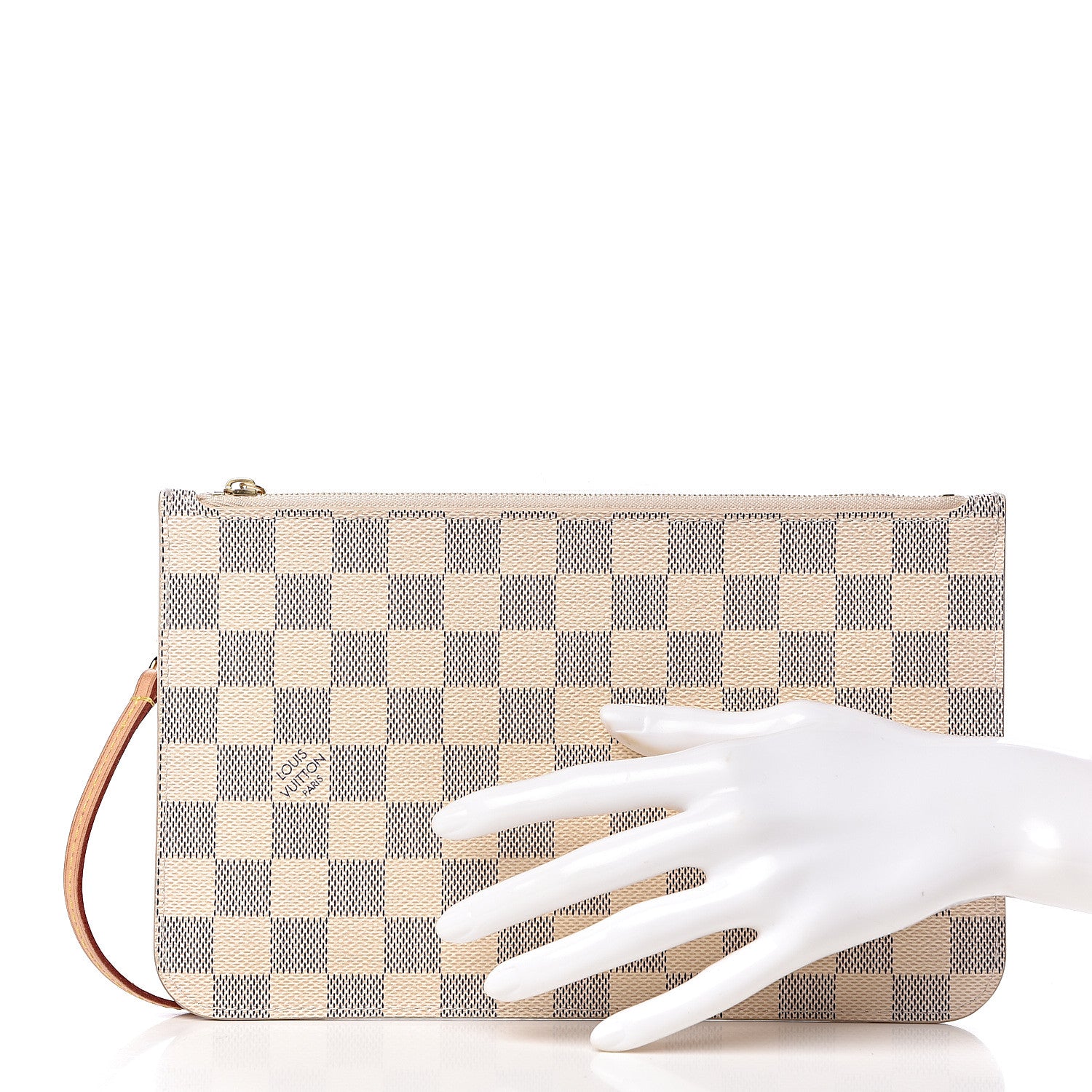 Louis Vuitton Damier Azur Neverfull MM GM Pochette 2 of 8