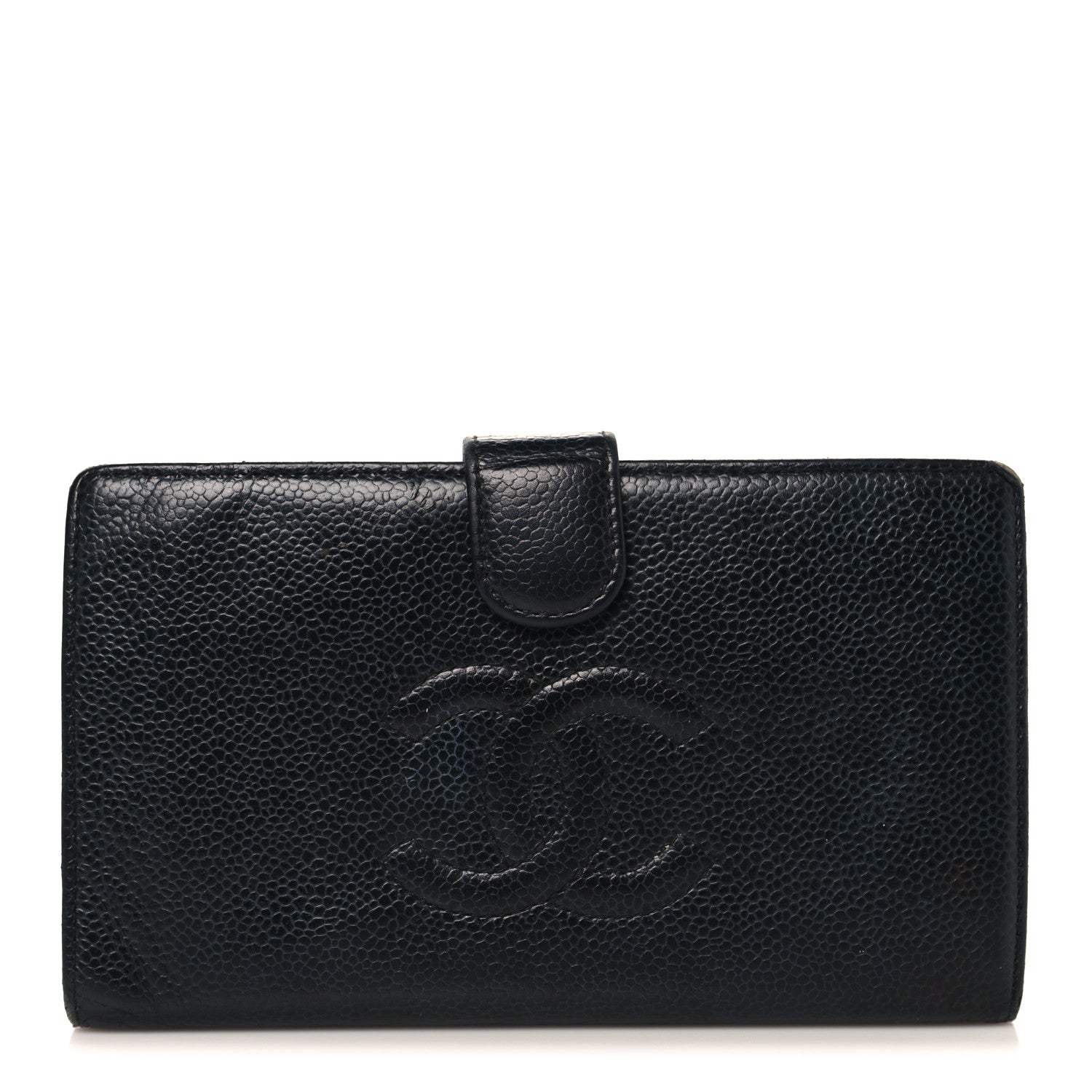 Chanel Caviar Timeless CC French Wallet Black 1 of 13