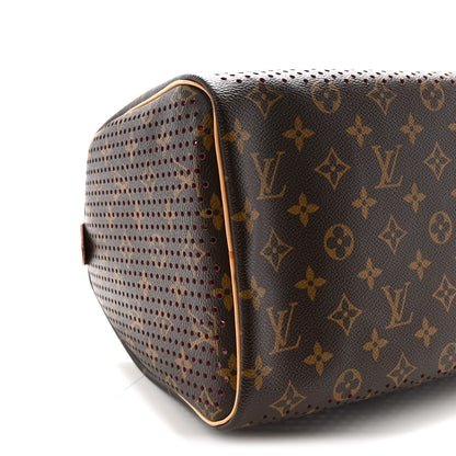 Louis Vuitton Monogram Perforated Speedy 30 Fuchsia 8 of 9