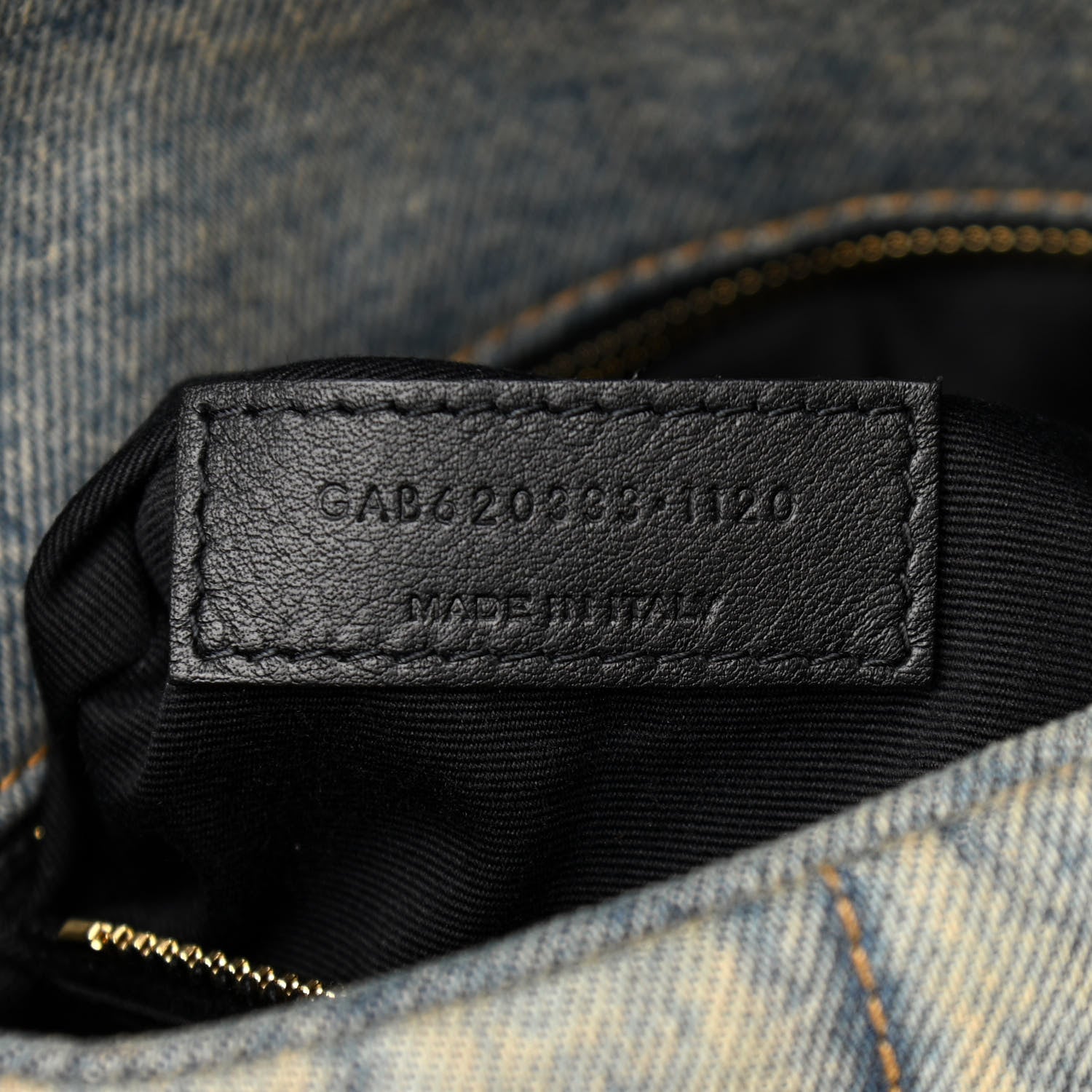 Saint Laurent Denim Quilted Toy Loulou Puffer Monogram Chain Satchel Blue Black 7 of 10