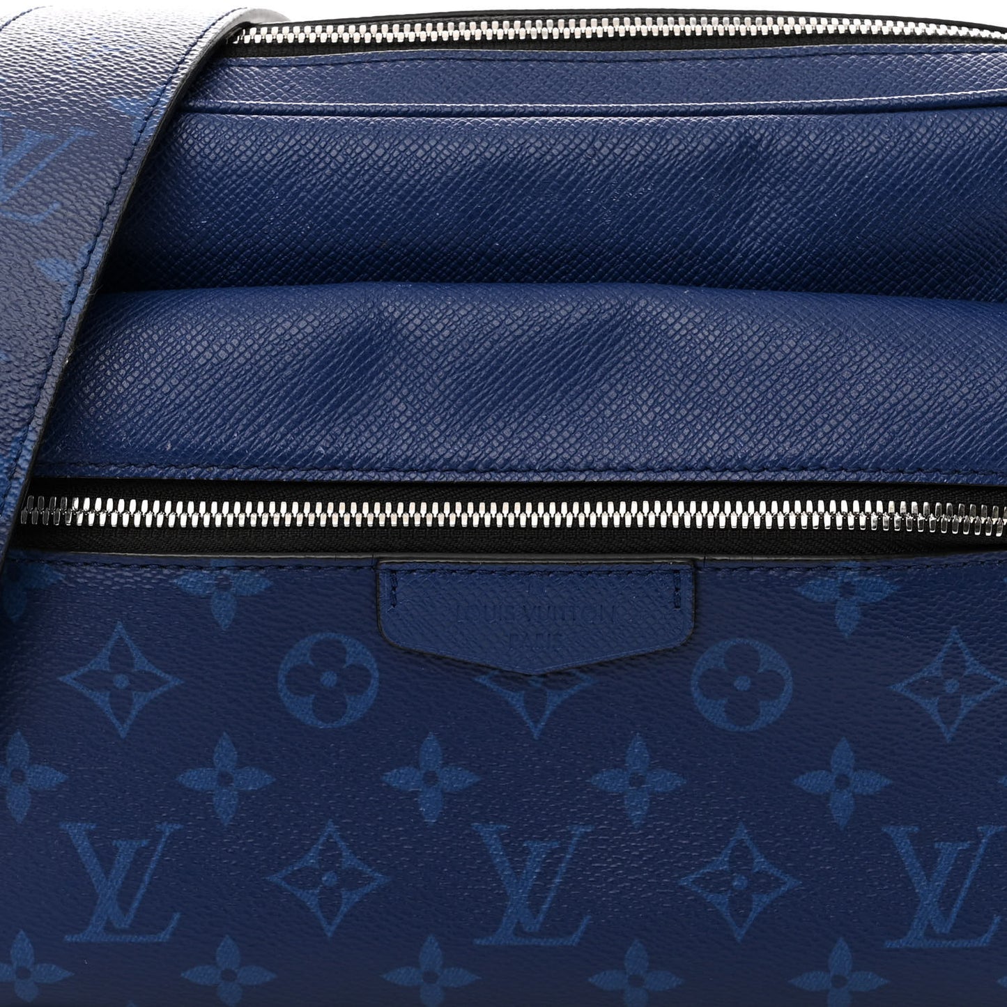 Taiga Monogram Outdoor Messenger Cobalt
