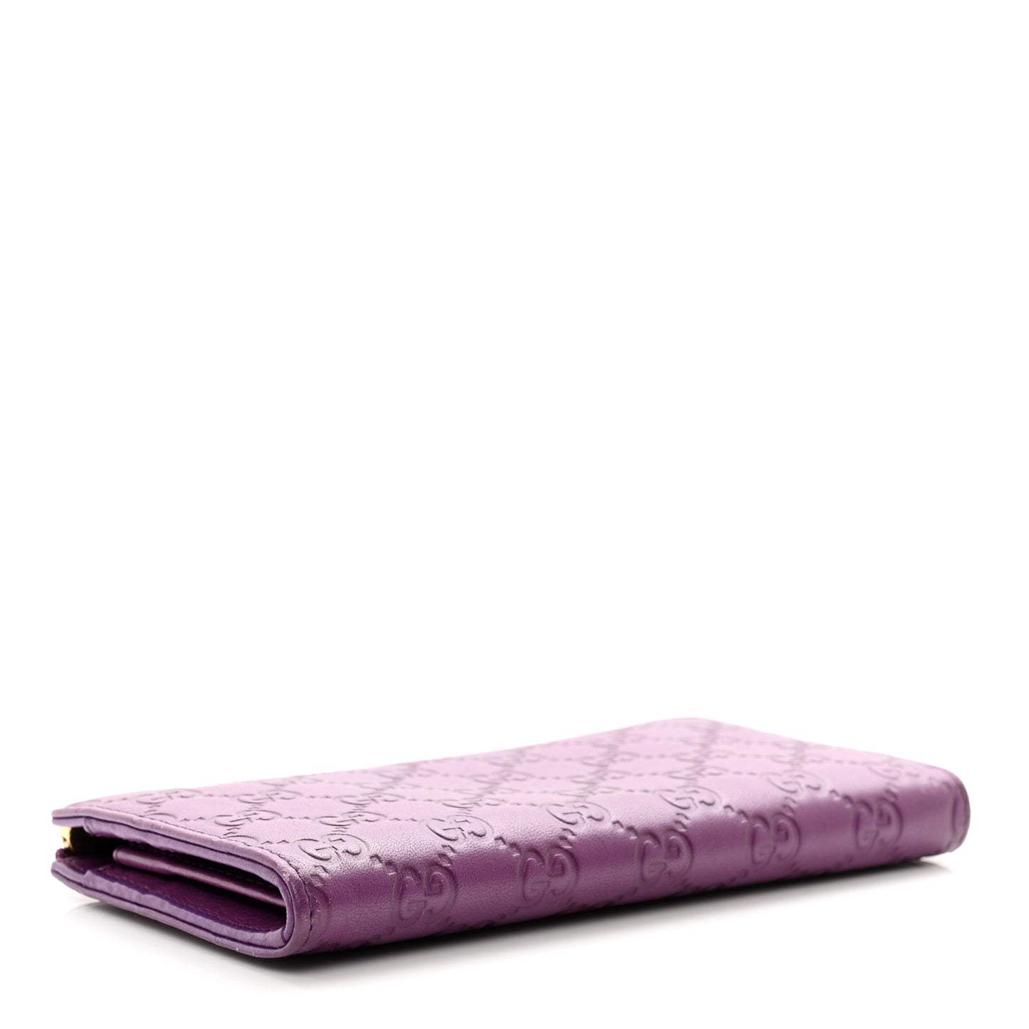 Guccissima Donna Long Wallet Purple
