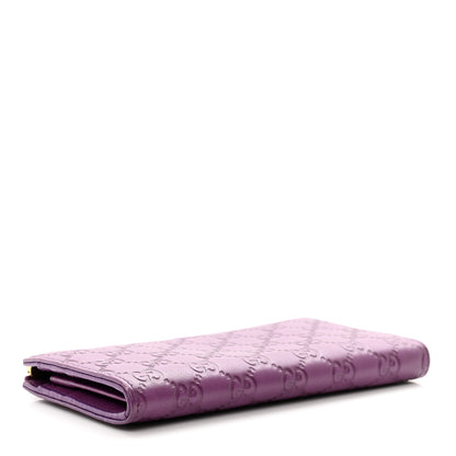 Gucci Guccissima Donna Long Wallet Purple 4 of 8