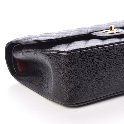 Chanel Caviar Quilted Jumbo Double Flap Black 5 of 11