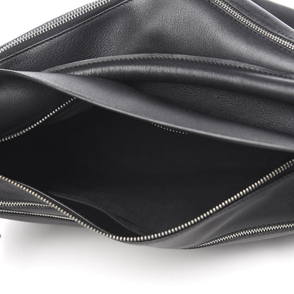 Loewe Calfskin Zipper Puzzle Bag Black 4 of 9