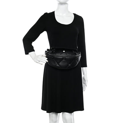 Valentino Garavani Nappa Monochrome Roman Stud Belt Bag Black 2 of 10