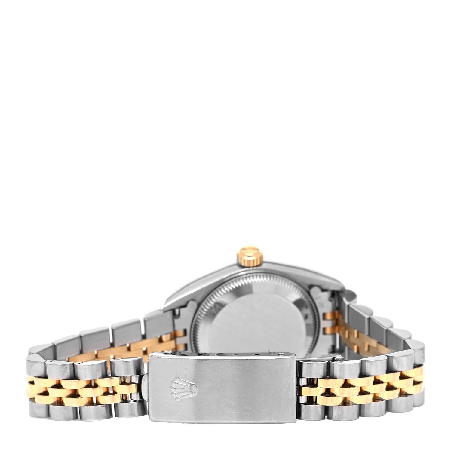 Rolex Stainless Steel 18K Yellow Gold Diamond 26mm Oyster Perpetual Watch Silver 76193 3 of 4