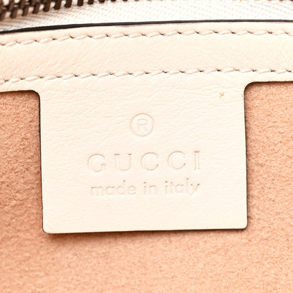 Gucci Calfskin Matelasse Small GG Marmont Shoulder Bag White 6 of 10