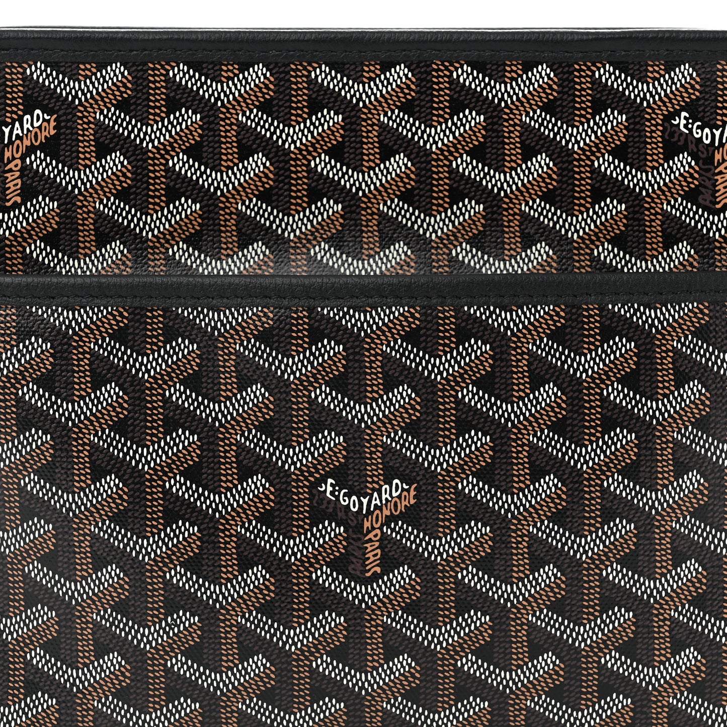 Goyardine Jouvence MM Toiletry Pouch Black