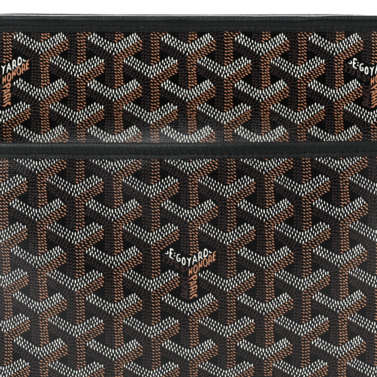 Goyard Goyardine Jouvence MM Toiletry Pouch Black 8 of 10