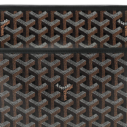 Goyard Goyardine Jouvence MM Toiletry Pouch Black 8 of 10