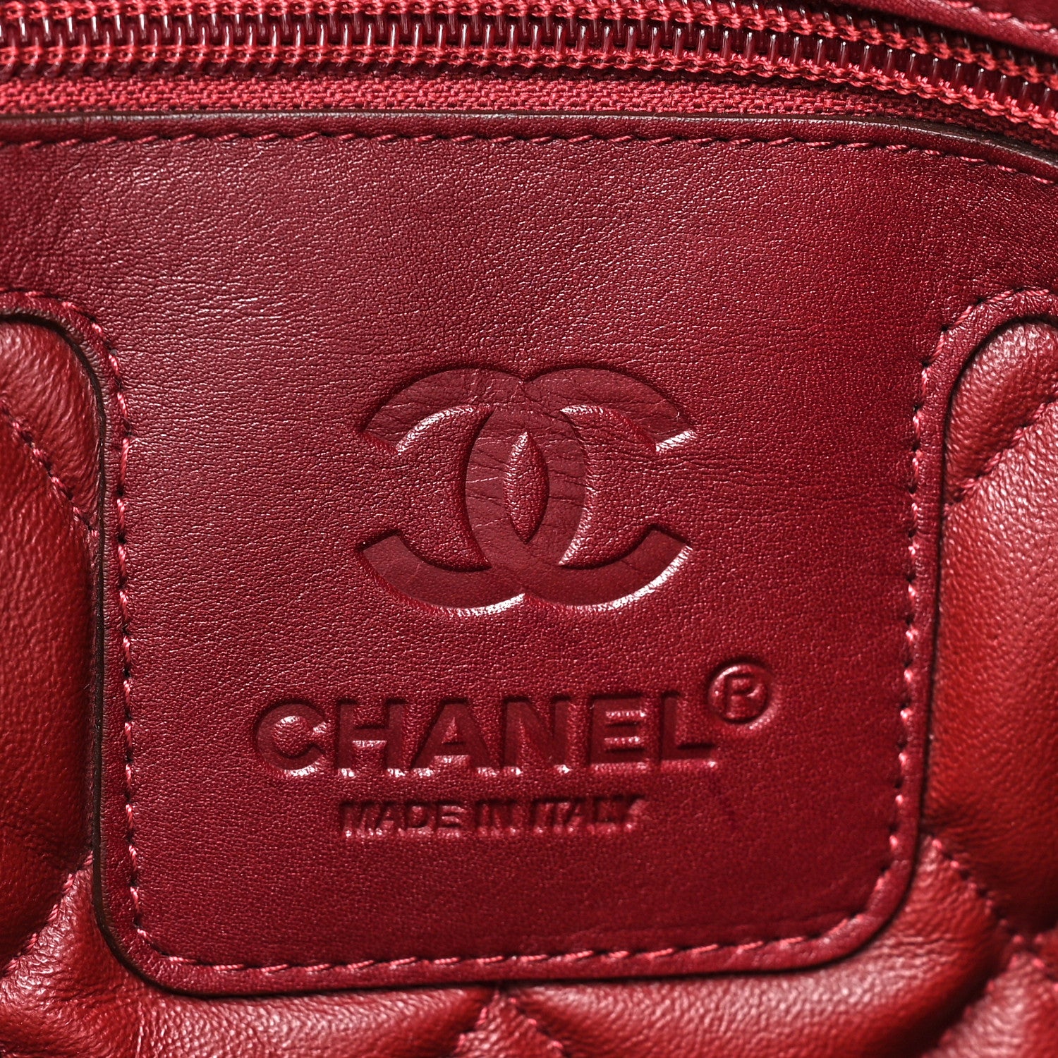 Chanel Lambskin Quilted Large Coco Cocoon Tote White 6 of 9
