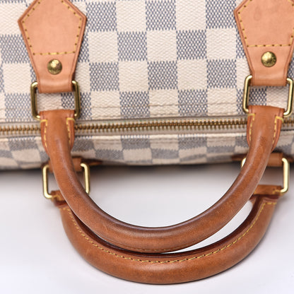 Louis Vuitton Damier Azur Speedy 30 12 of 19