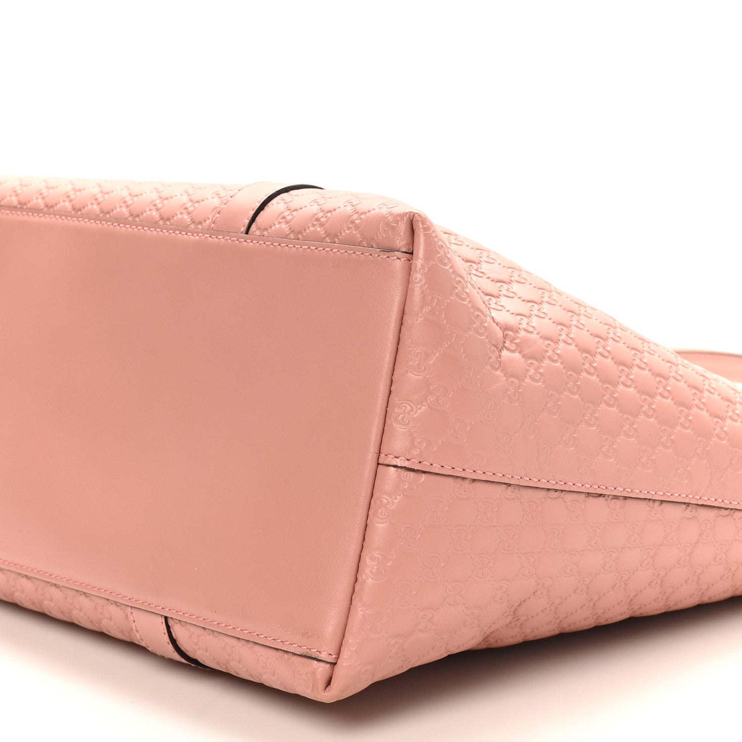 Gucci Soft Microguccissima Medium Zippered Satchel Soft Pink 10 of 10