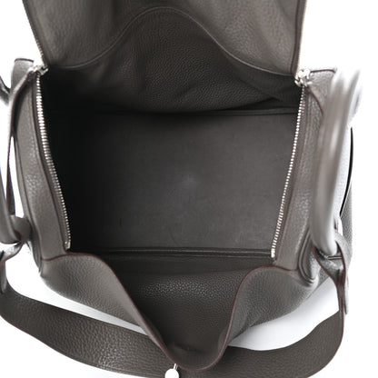 Hermes Taurillon Clemence Lindy 30 Etain 5 of 9