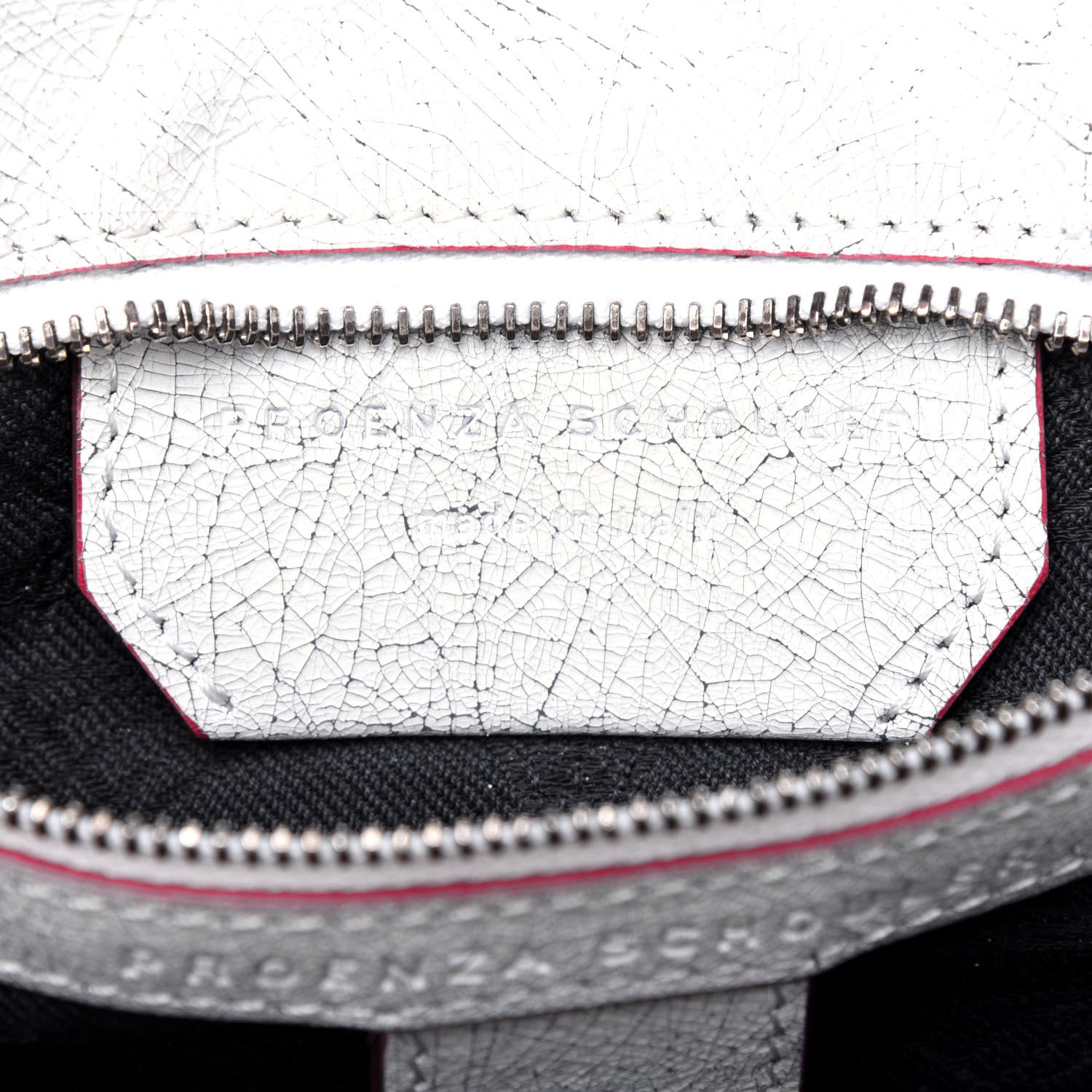 Proenza Schouler Crackle Calfskin PS1 Medium Satchel White 8 of 24