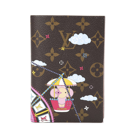 Louis Vuitton Monogram 2020 Christmas Animation Big Wheel Passport Cover Rose Ballerine 1 of 6