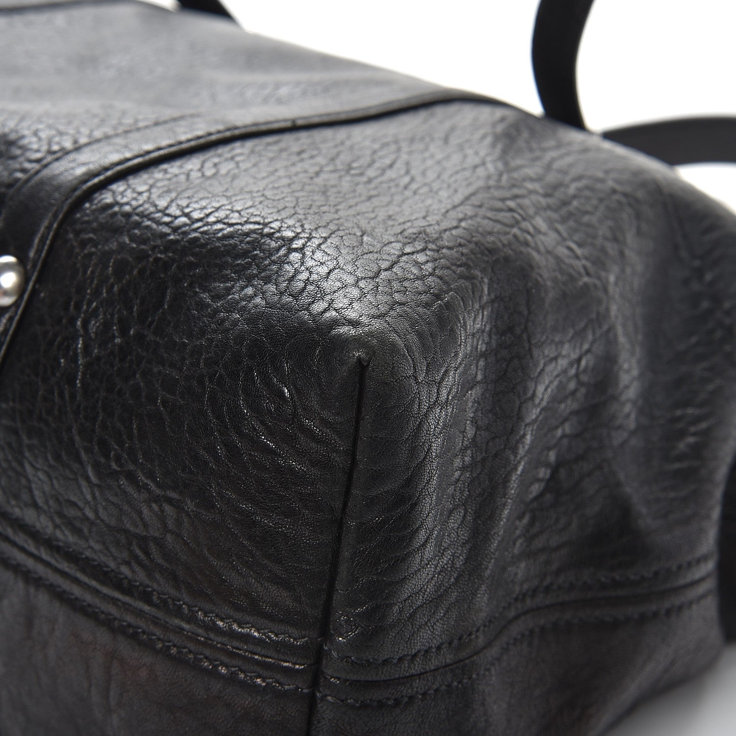 Miu Miu Goatskin Madras Convertible Tote Nero Black 11 of 15