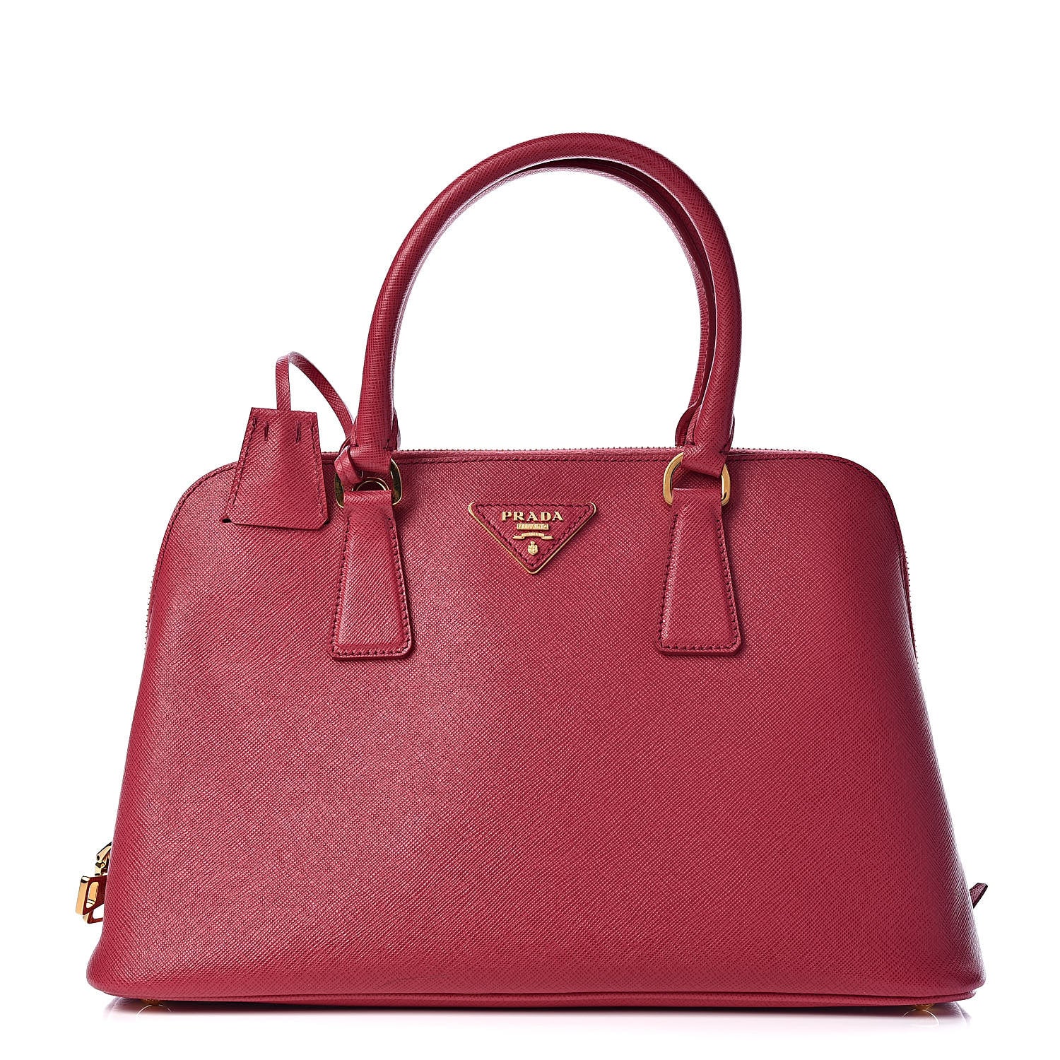 Prada Saffiano Lux Medium Promenade Tote Peonia 1 of 10