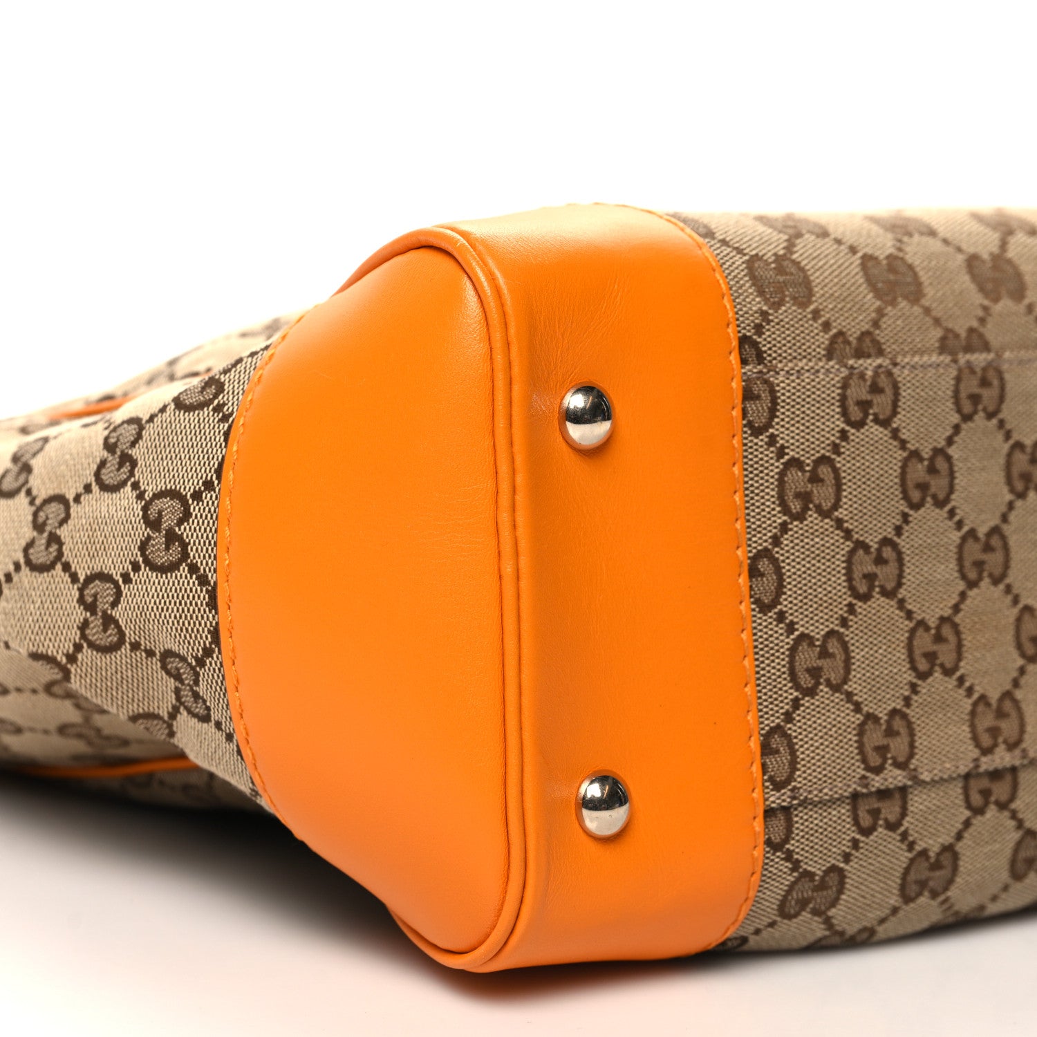 Gucci Monogram Web Medium Mayfair Tote Orange 9 of 10