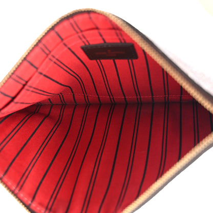 Louis Vuitton Damier Ebene Neverfull MM GM Pochette 5 of 13