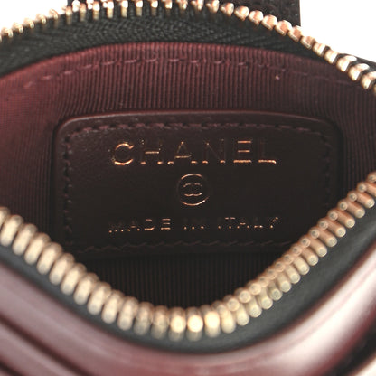 Chanel Caviar Quilted Compact Zipped Pocket Wallet Black 6 of 7