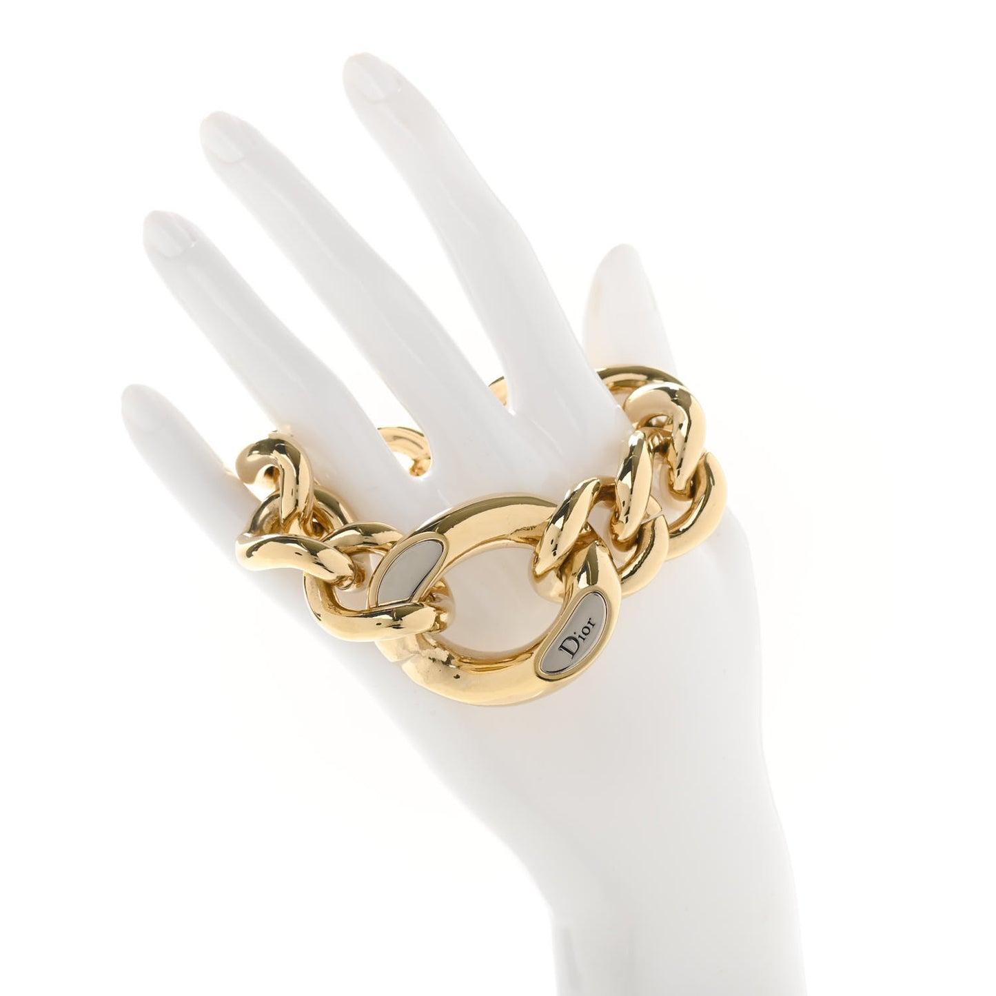 Metal Chain Bracelet Gold Palladium