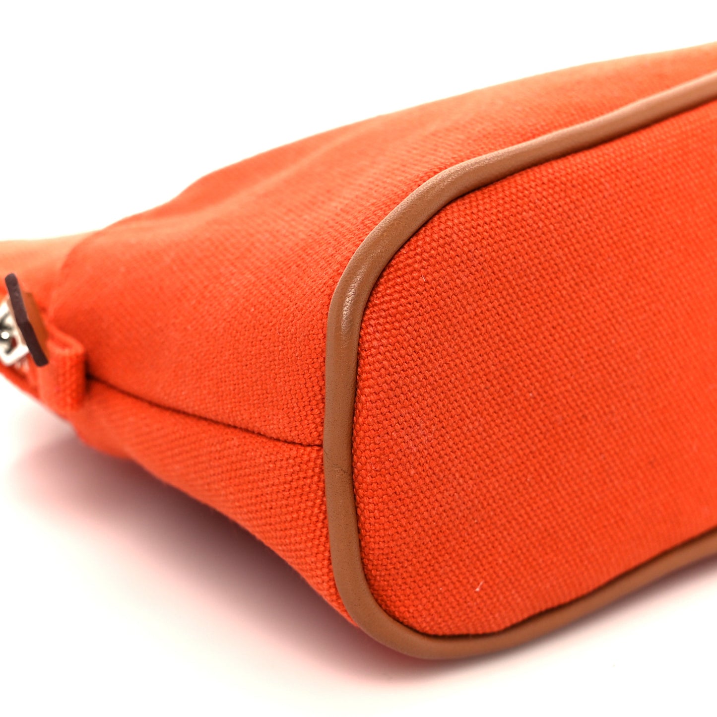 Cotton Canvas Mini Mini Bolide Travel Cosmetic Pouch Feu