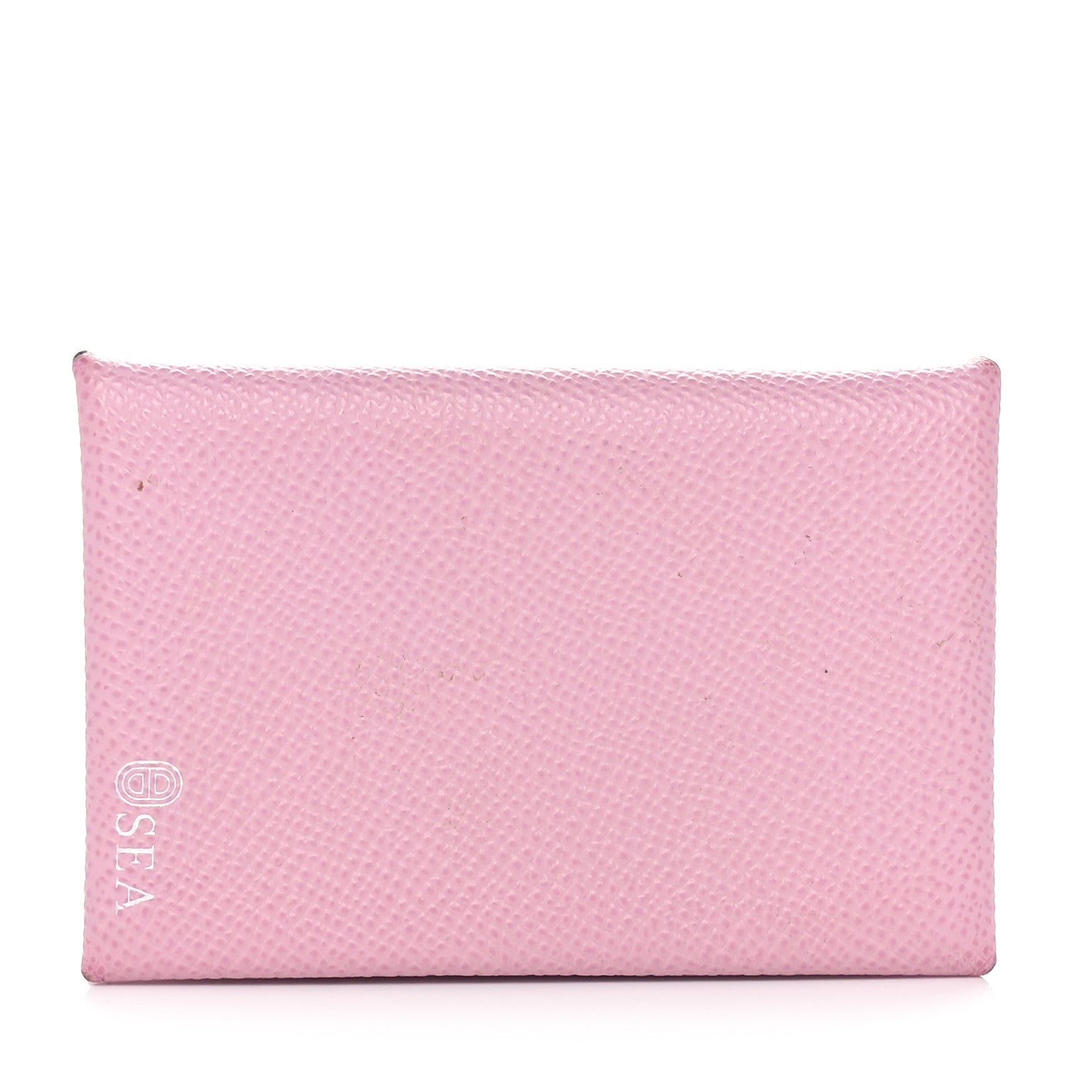 Hermes Epsom Horseshoe Calvi Card Case Mauve Sylvestre Craie 1 of 12