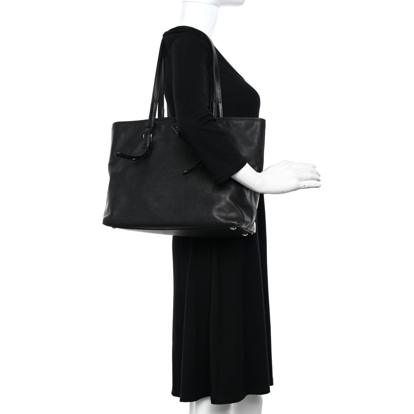 Saffiano Soft Tote Black
