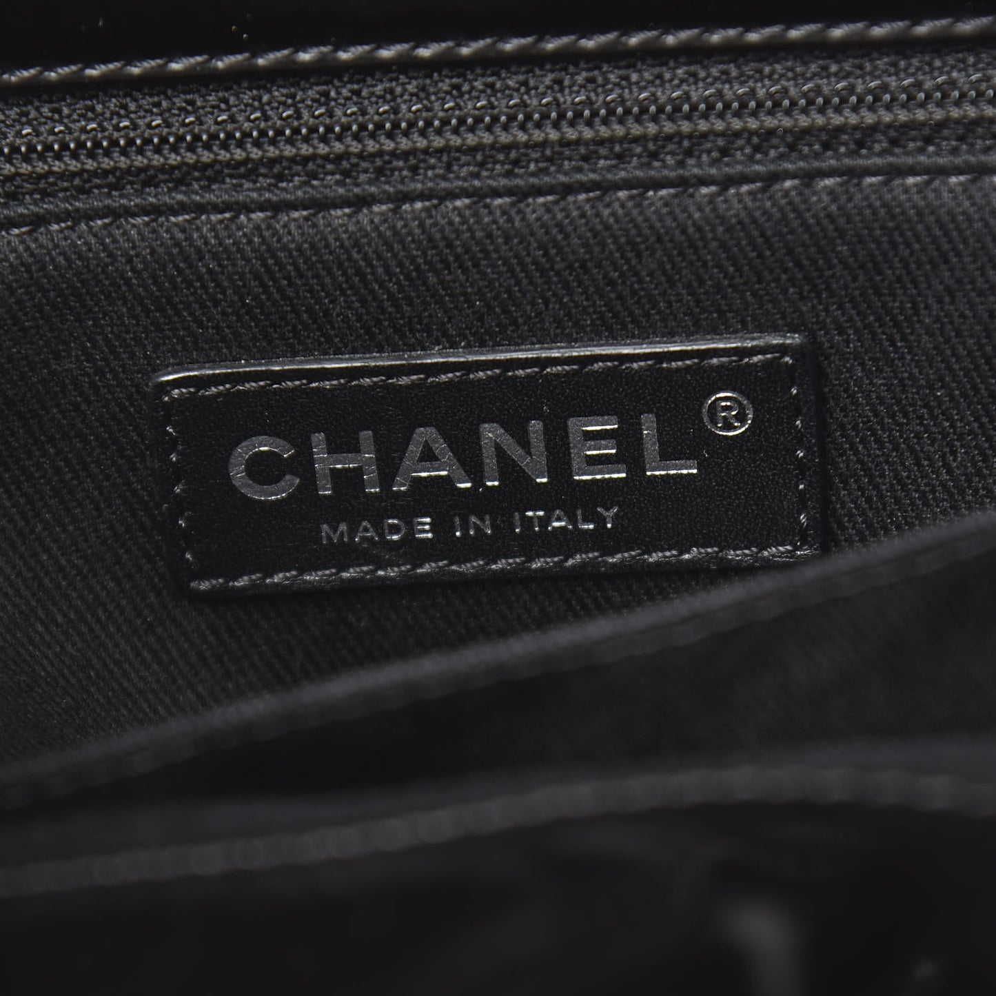 Vinyl Quilted In The Business North South Tote Black