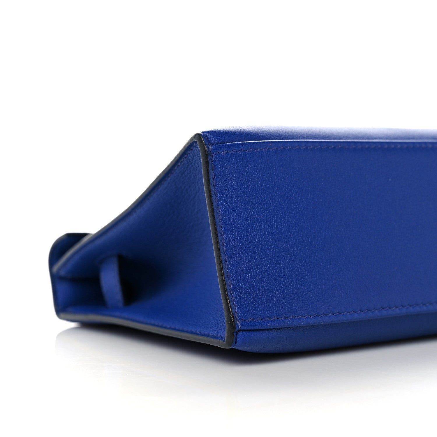 Hermes Swift Kelly Pochette Clutch Bleu Electrique 8 of 28