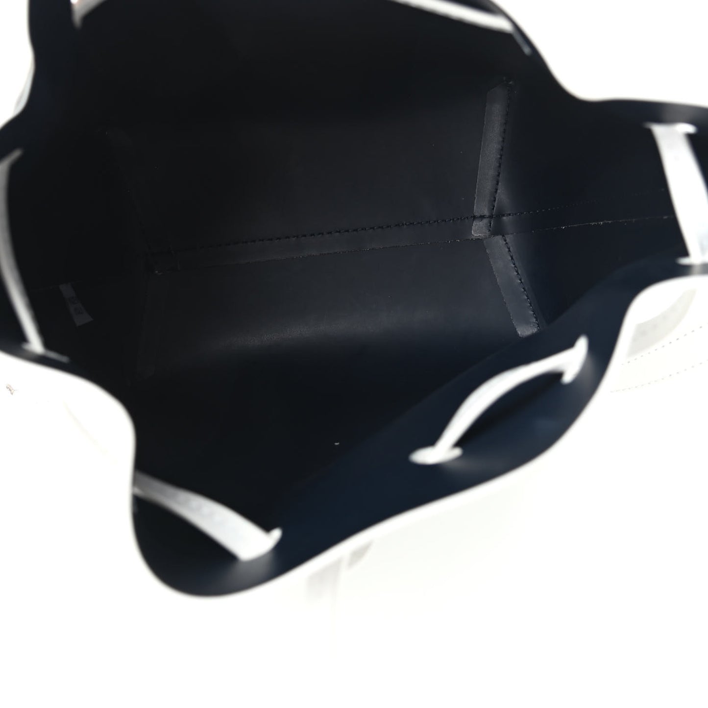 Calfskin Mini Bucket Bag White