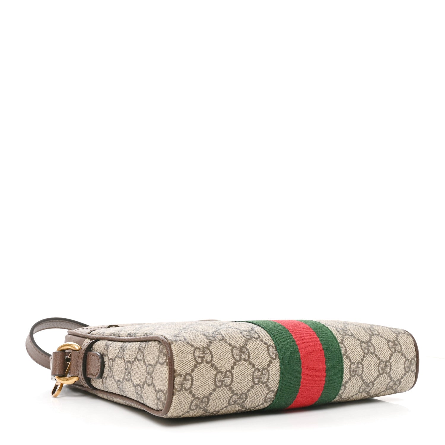 Gucci GG Supreme Monogram Web Small Ophidia Messenger Bag Brown 4 of 10