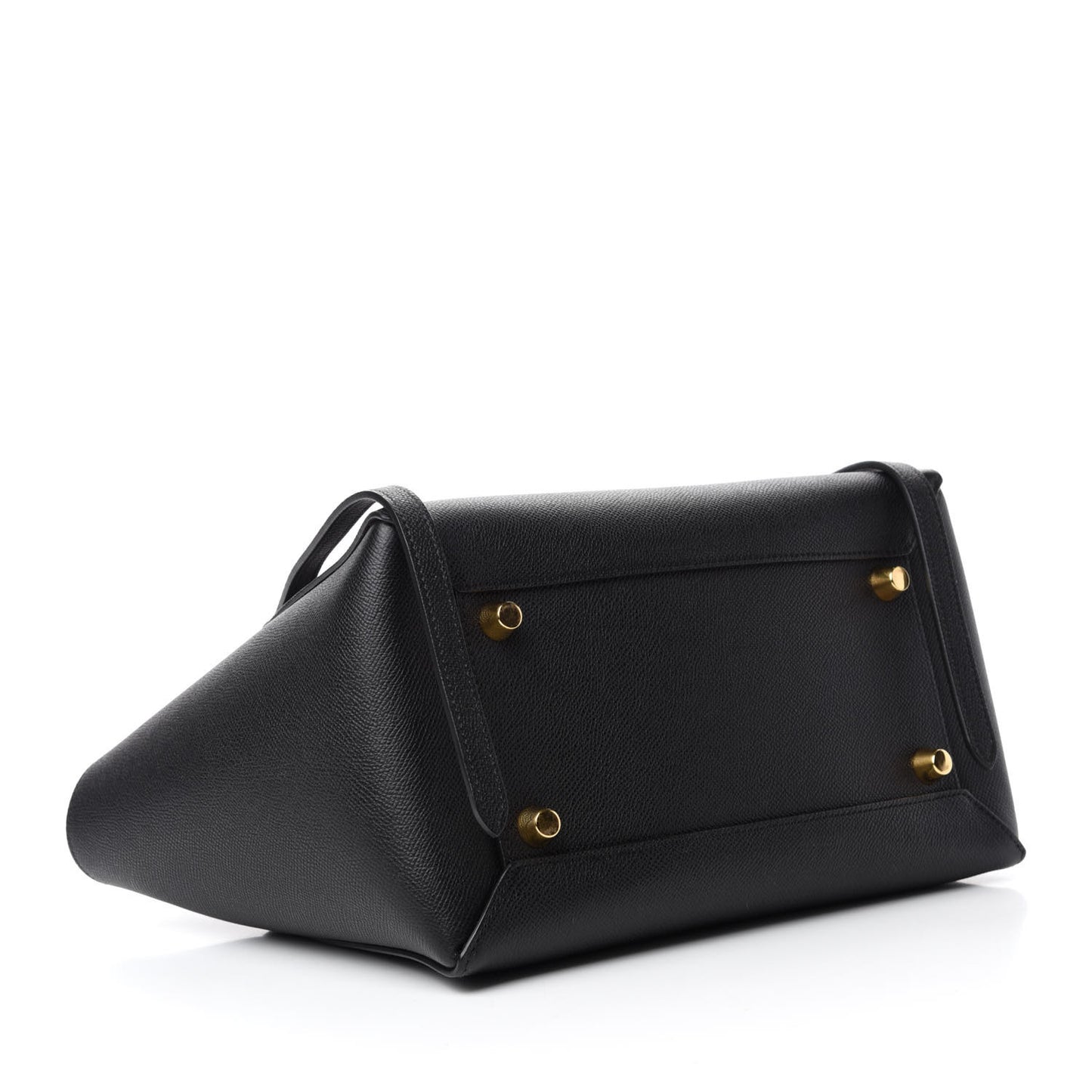 Grained Calfskin Mini Belt Bag Black
