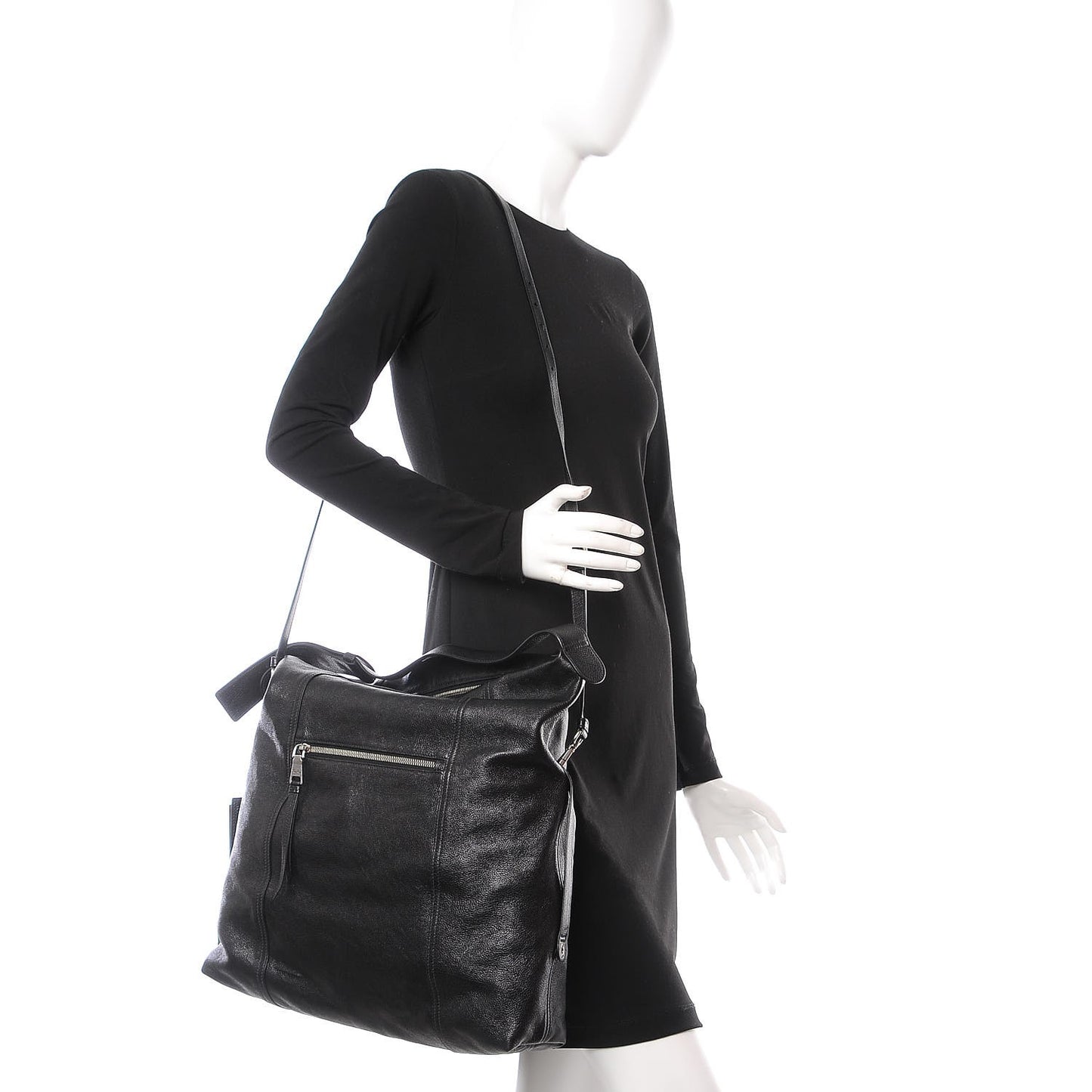 Glace Calf Etiquette Hobo Black
