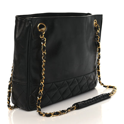 Chanel Lambskin Quilted Shoulder Bag Black 2 of 9