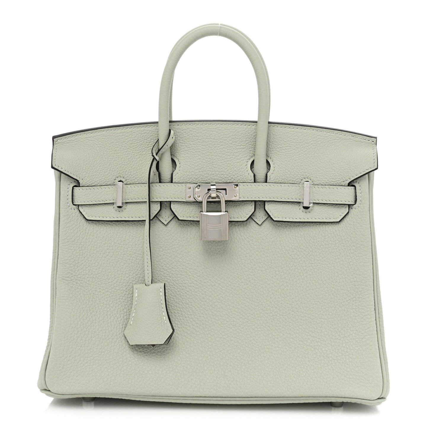 Togo Birkin 25 Gris Neve