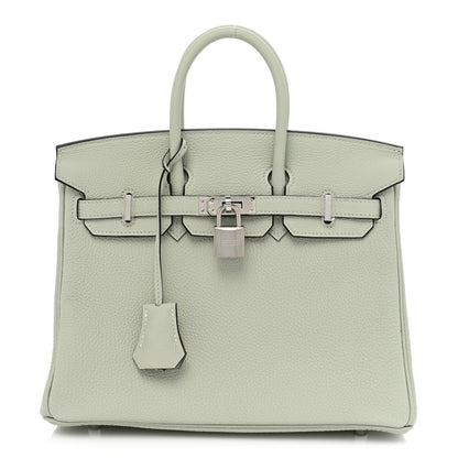 Hermes Togo Birkin 25 Gris Neve 1 of 9