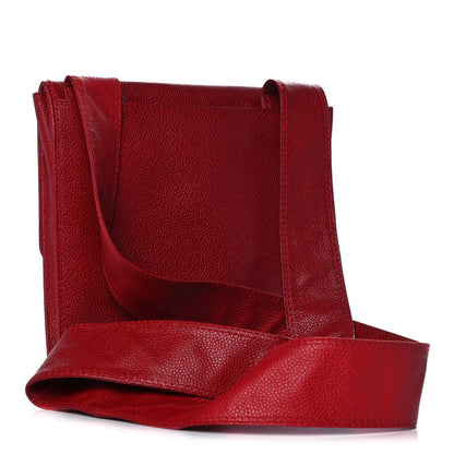 Chanel Caviar CC Shoulder Bag Red 2 of 9