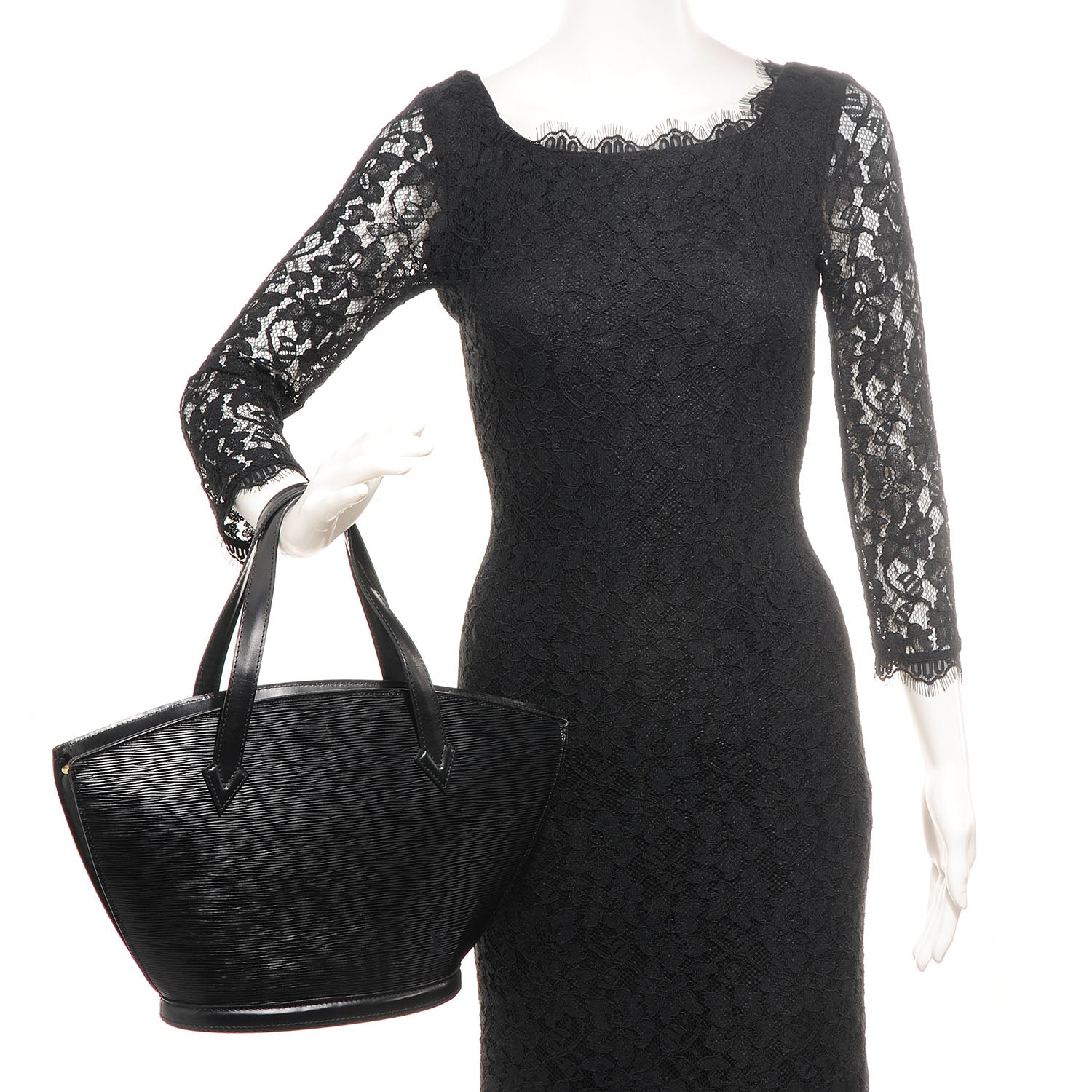 Louis Vuitton Epi Saint Jacques PM Black 2 of 7
