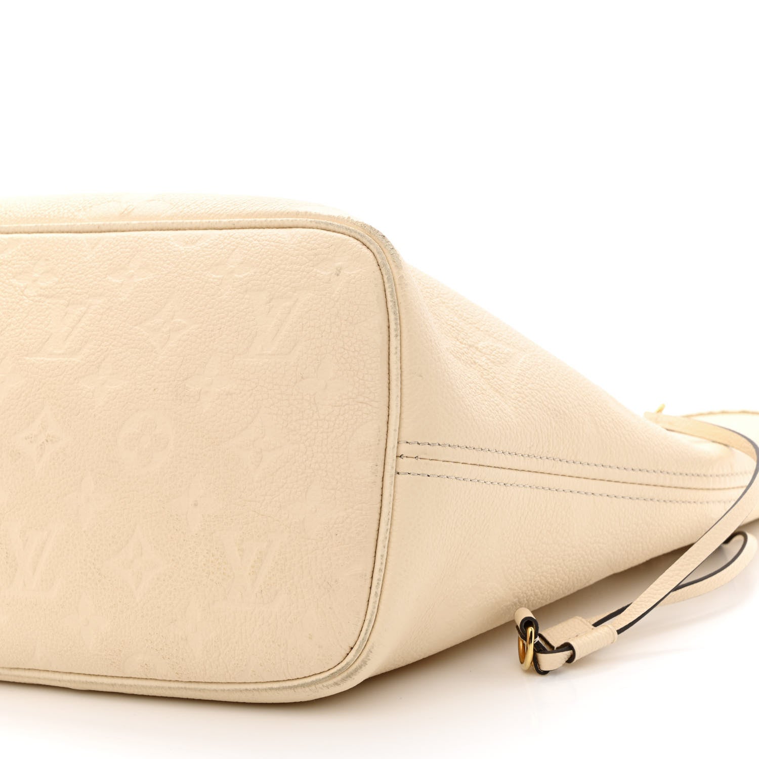 Louis Vuitton Empreinte Monogram Giant Neverfull MM Cream 11 of 15